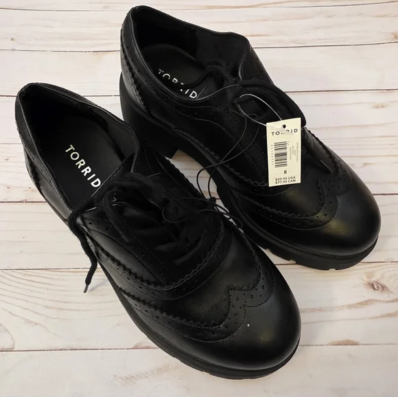 Torrid Lug Sole Oxford Loafers - Picture 6 of 7